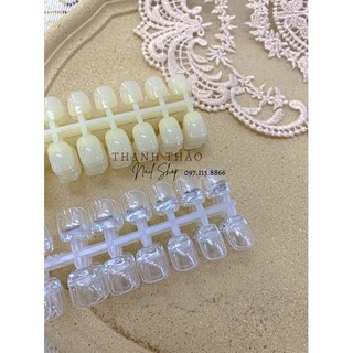 Móng mẫu vuông vẽ mẫu nail