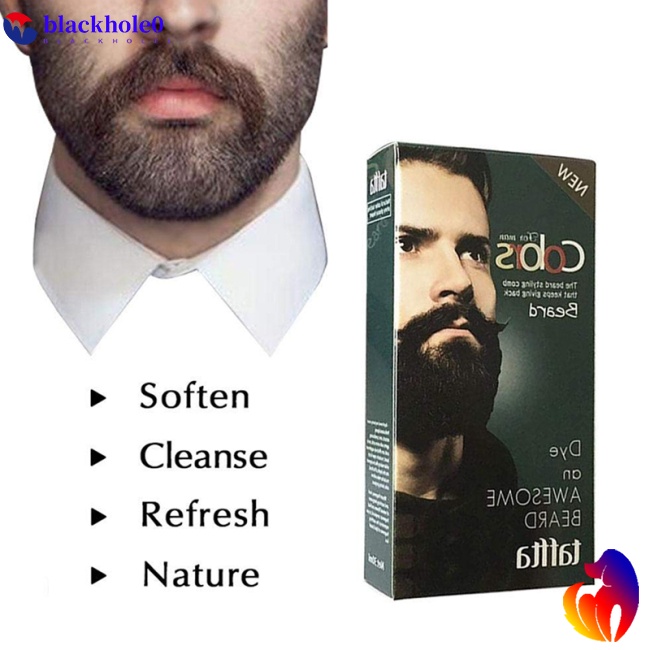 Kem Nhuộm Lông Mày Và Râu Màu Đen Tự Nhiên Dùng 1 Lần Kèm Găng Tay Tiện Dụng