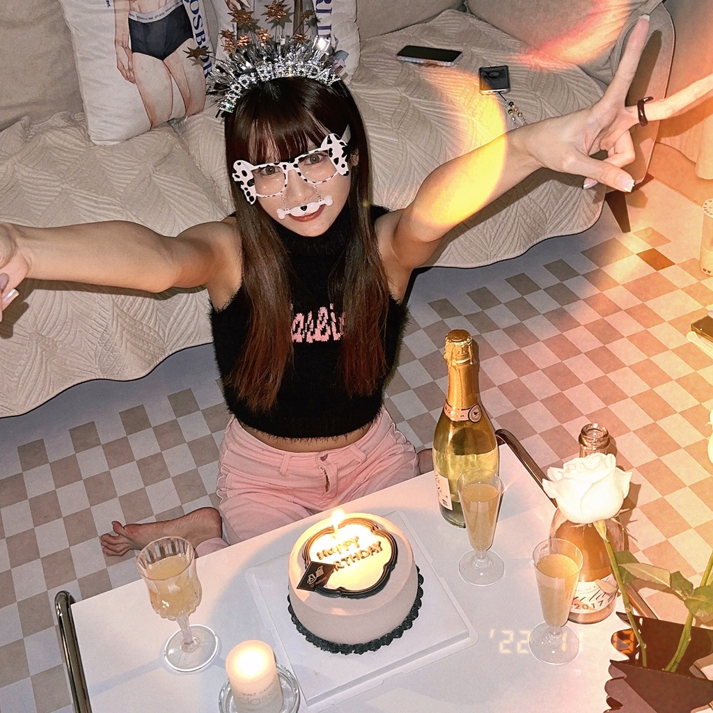 Cocory vn Áo Croptop Sát Nách Lông Nhung In Chữ Thời Trang Mùa Thu Quyến Rũ Cho Nữ