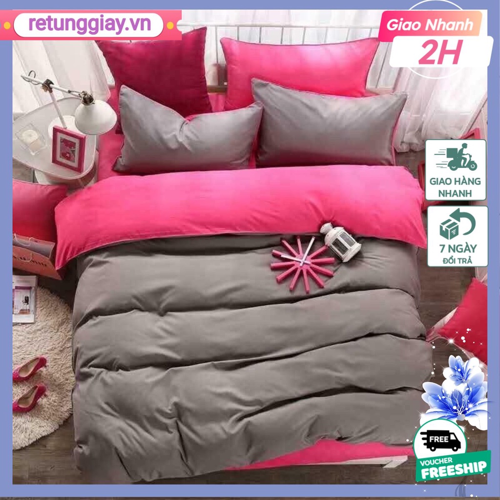 BỘ CHĂN GA GỐI POLY NHẬP 1M4/1M6/1M8 TPHCM