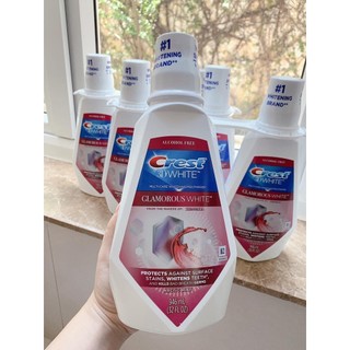 Pqs - nước súc miệng crest 3d glamorous white 946ml