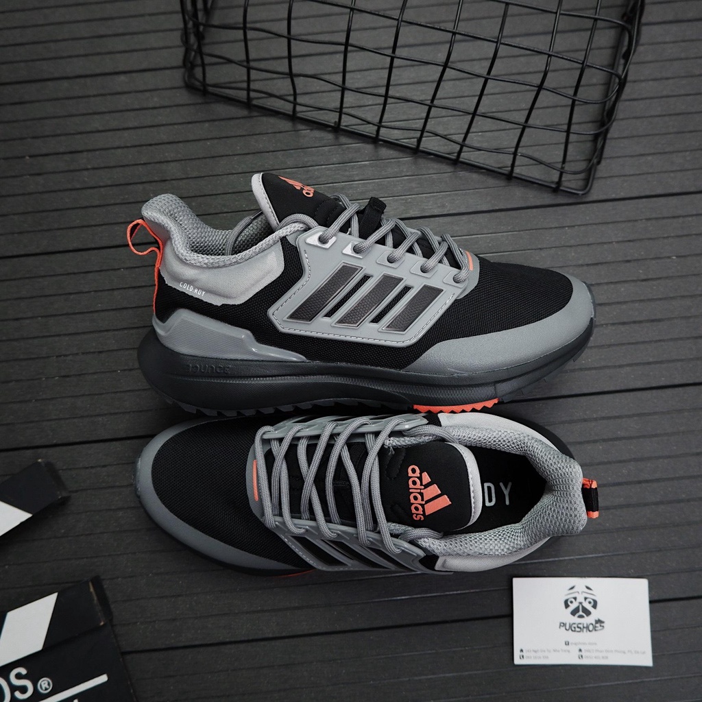 Giày thể thao nam nữ AD- EQ21 Black/Grey chỉ có tại PUGSHOES STORE