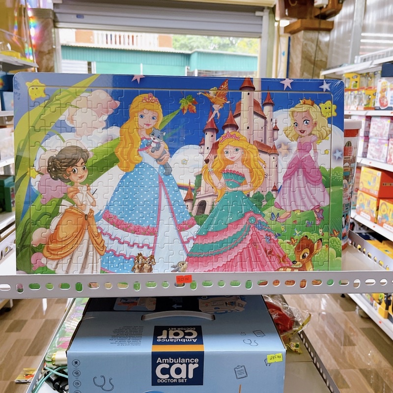 Tranh ghép hình gỗ 200 mảnh cho bé hàng đẹp