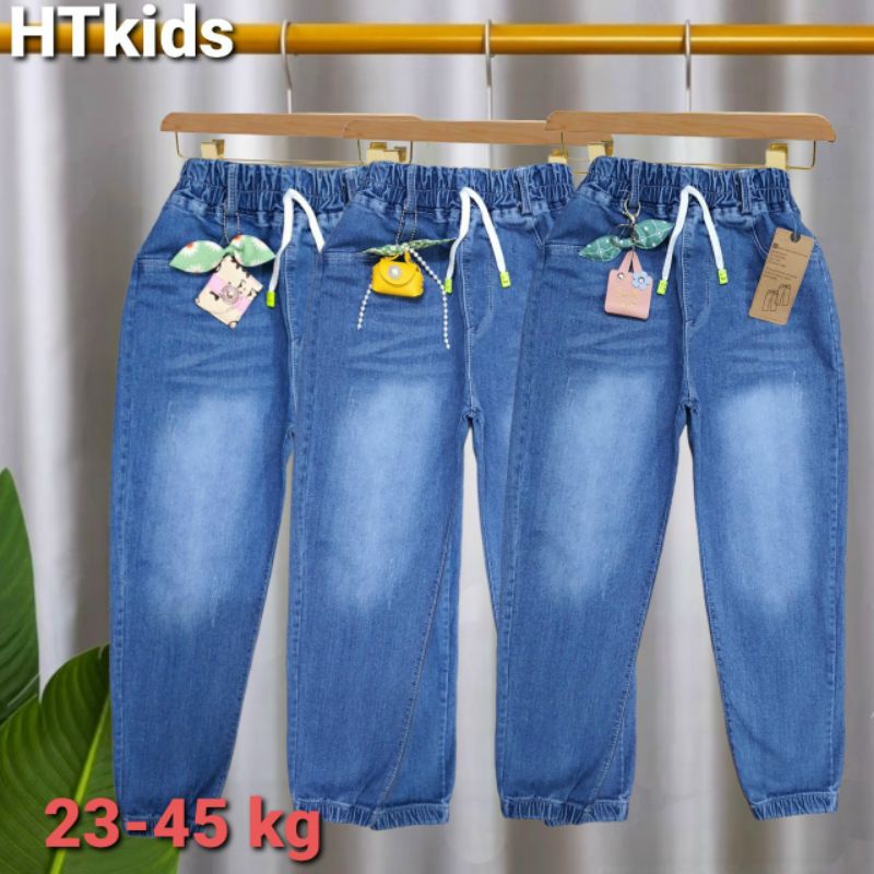 QUẦN JEAN DÀI BÉ GÁI SIZE ĐẠI 25-45KG QUẦN BÒ DÀI BÉ GÁI SIZE ĐẠI QUẦN BÒ BÉ GÁI BO GẤU