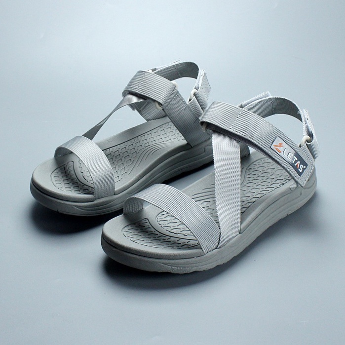 Sandal Nữ Letas IP 68 nhẹ nhanh khô màu xám
