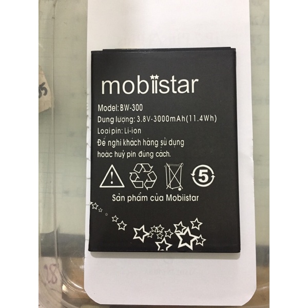 pin mobiistar BW- 300