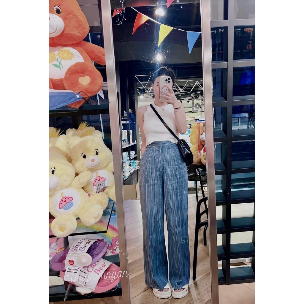 Áo croptop len tăm Valen TL w100