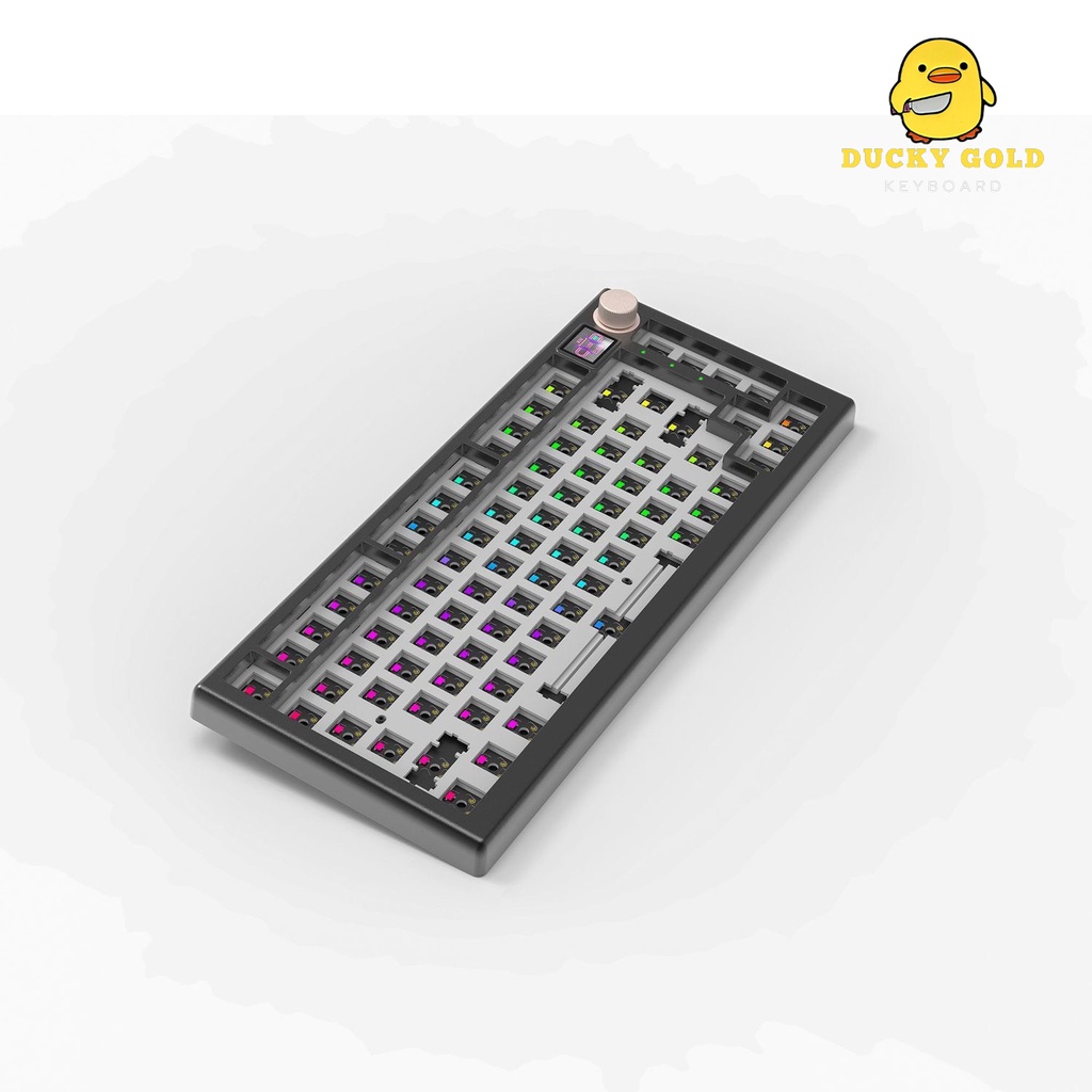 Bộ KIT XJ-80 3 modes - Mạch Xuôi - Màn hình - Núm Xoay