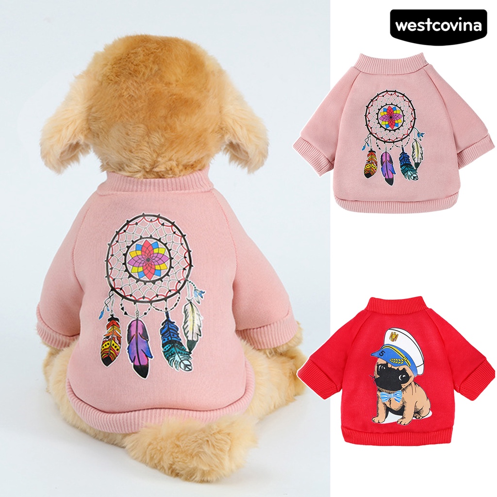 [COD]♘Áo Sweater Họa Tiết Dreamcatcher Thân Thiện Với Da Thời Trang Mùa Thu Cho Thú Cưng
