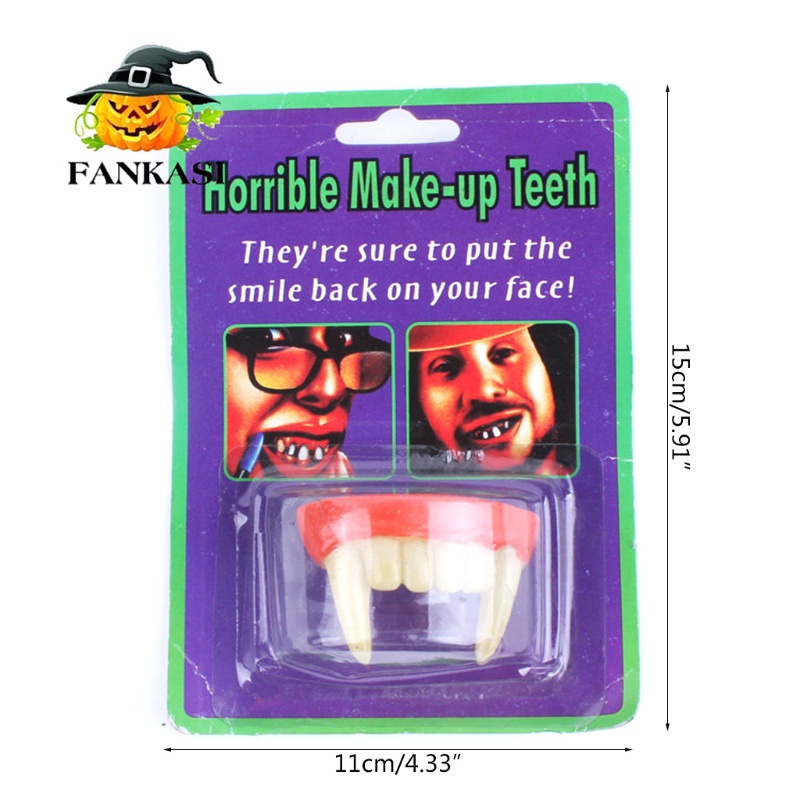 Răng Ma Cà Rồng Đồ Chơi Bằng Nhựa Vinyl / Resin Cho Bé Lễ Halloween 6 Tuổi