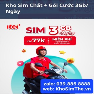 Sim data itel 087, Sim 0đ, Tặng 90Gb/tháng miễn phí gọi vina