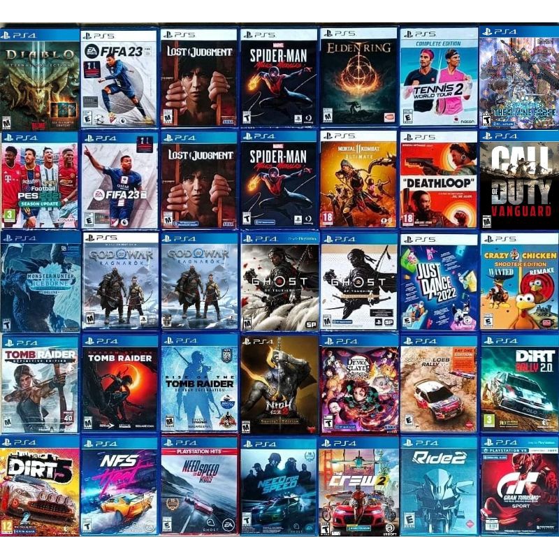Tổng Hợp Game PS4 Thể Thao Bóng Đá Fifa Pes - Đua Xe (List 6)