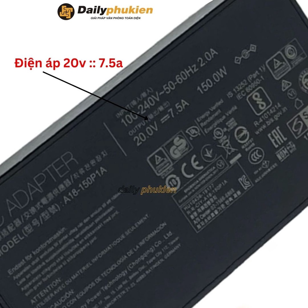 Sạc laptop asus GL731GT PX731GT PX531GD PX531GT chính hãng