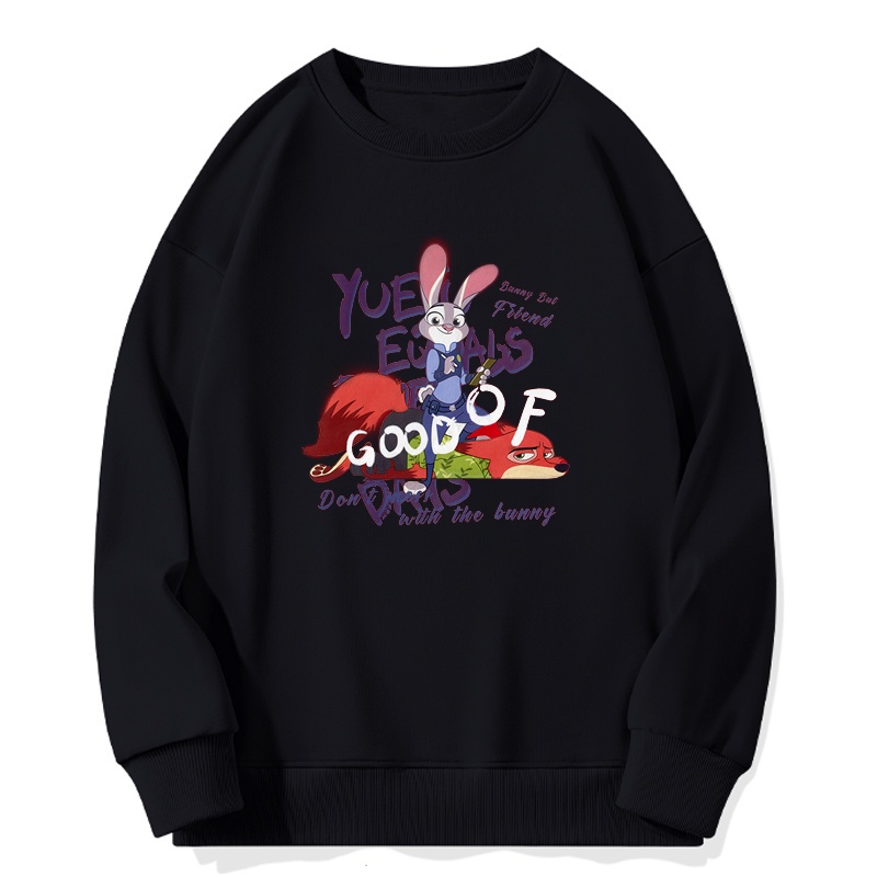 NRVP Áo Khoác Thể Thao Tay Dài Dáng Rộng In Hình Thỏ Năm Mới 2023 Phong Cách Trung Hoa Hàn Quốc Cho Nữ