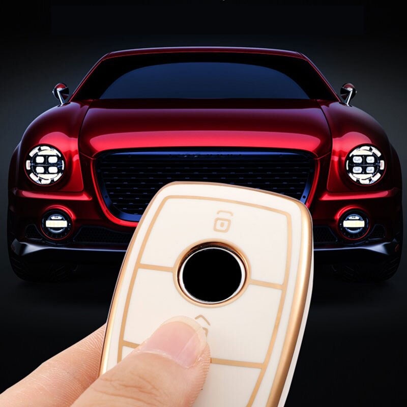 Bao Da, Ốp Bảo vệ, Vỏ Bọc Chìa Khóa Dành Cho Xe Mercedes C, E, S, GLC, GLE, GLS, MAYBACH Từ Năm 2019