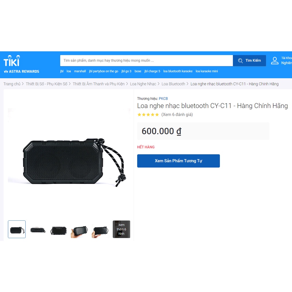 Loa nghe nhạc bluetooth CY-C11