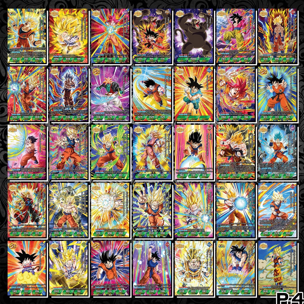 Thẻ Bài Dragon Ball Z Dokkan Battle - 7 Viên Ngọc Rồng - Phần 4 - Khổ 6.3 x 9 cm