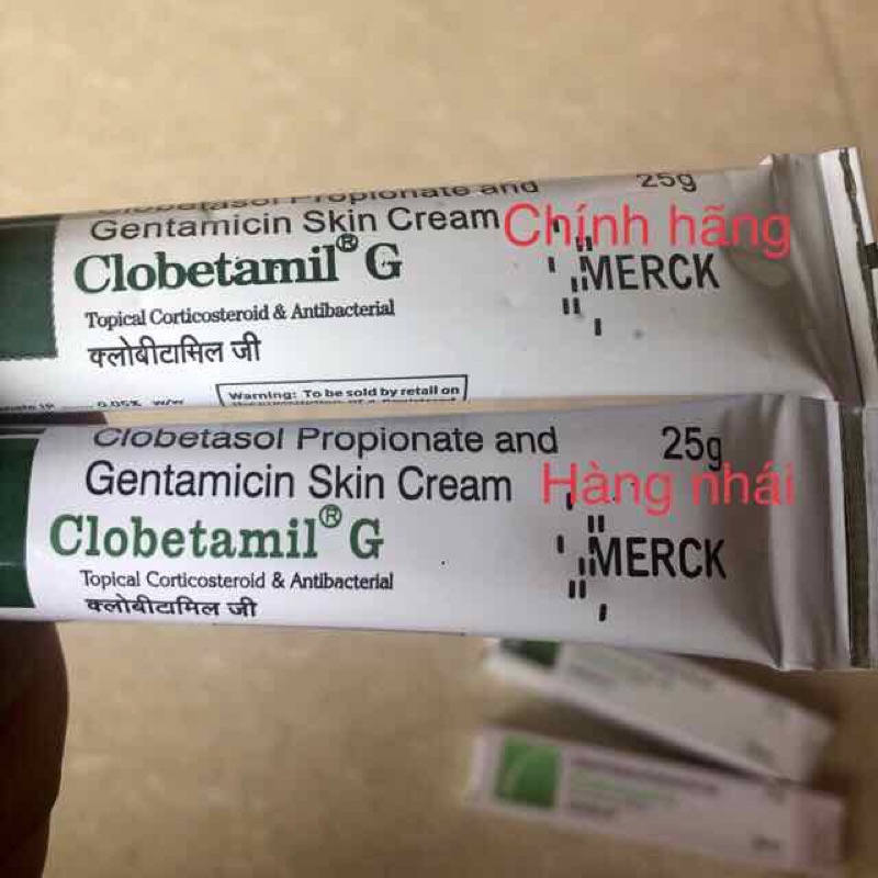 Tuýp Kem Nám Clobetamil G 25gram, Giảm Thâm Nám Ngày Và Đêm