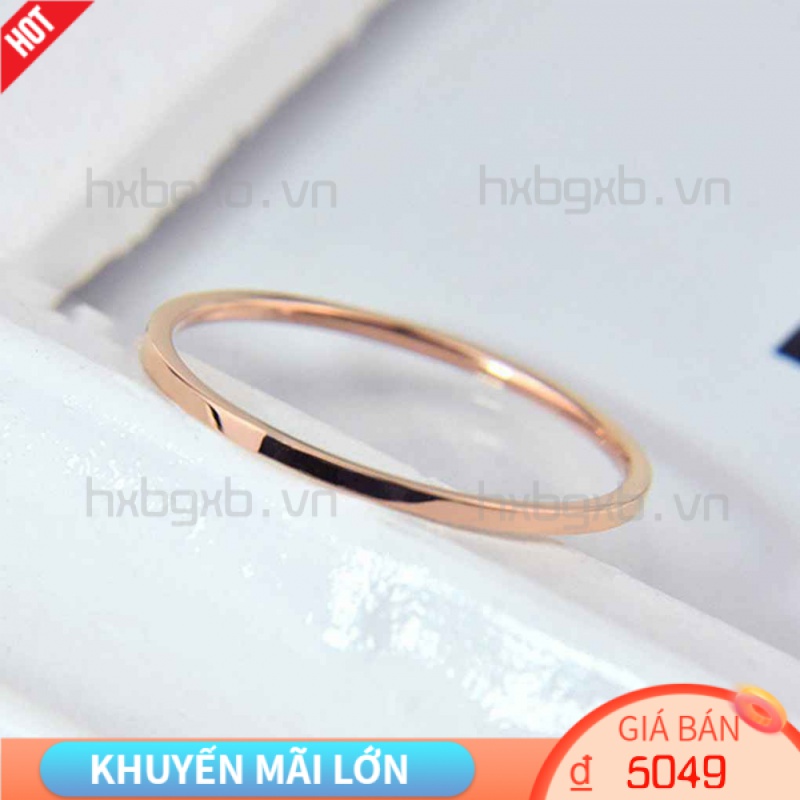 Nhẫn đeo tay kiểu dáng đơn giản thanh lịch cho nữ