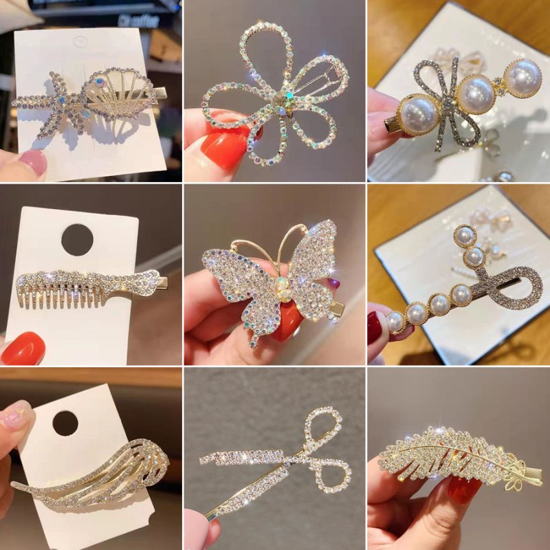 Kẹp Tóc Đính Ngọc Trai Nhân Tạo Thời Trang 2023