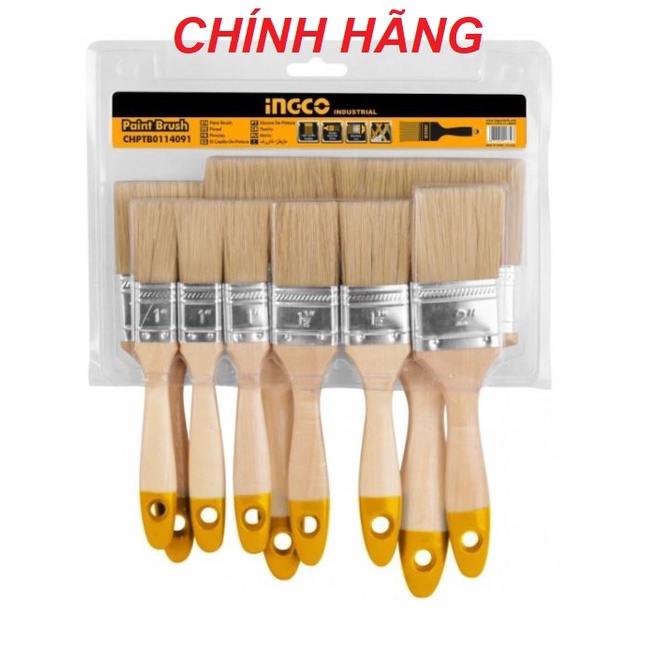 ĐỒ NGHỀ INGCO Bộ 9 cọ sơn CHPTB0114091