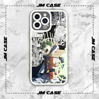 Ốp lưng iphone samsung xiaomi oppo cạnh vuông JMCase Yuno Collage Black Clover Anime Manga