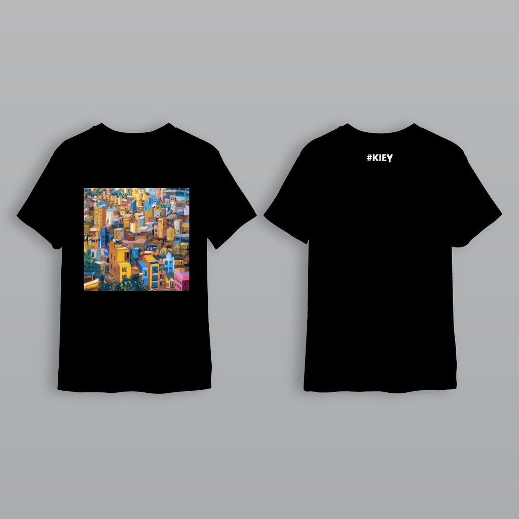 [BST đặc biệt BITI'S X KIEY] Áo Thun Cotton Kiey Unisex Universe T-Shirt BOU000300TRG (Trắng)