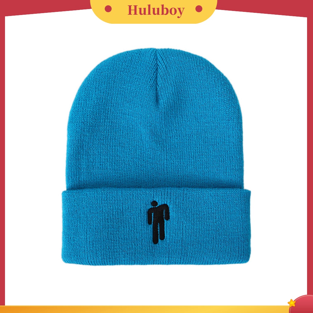 Mũ Len Beanie Mềm Mại Thêu Họa Tiết Thời Trang Thu Đông Cho Nam Nữ