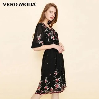 Vero Moda đầm tay lỡ thêu hoa đủ size new tag