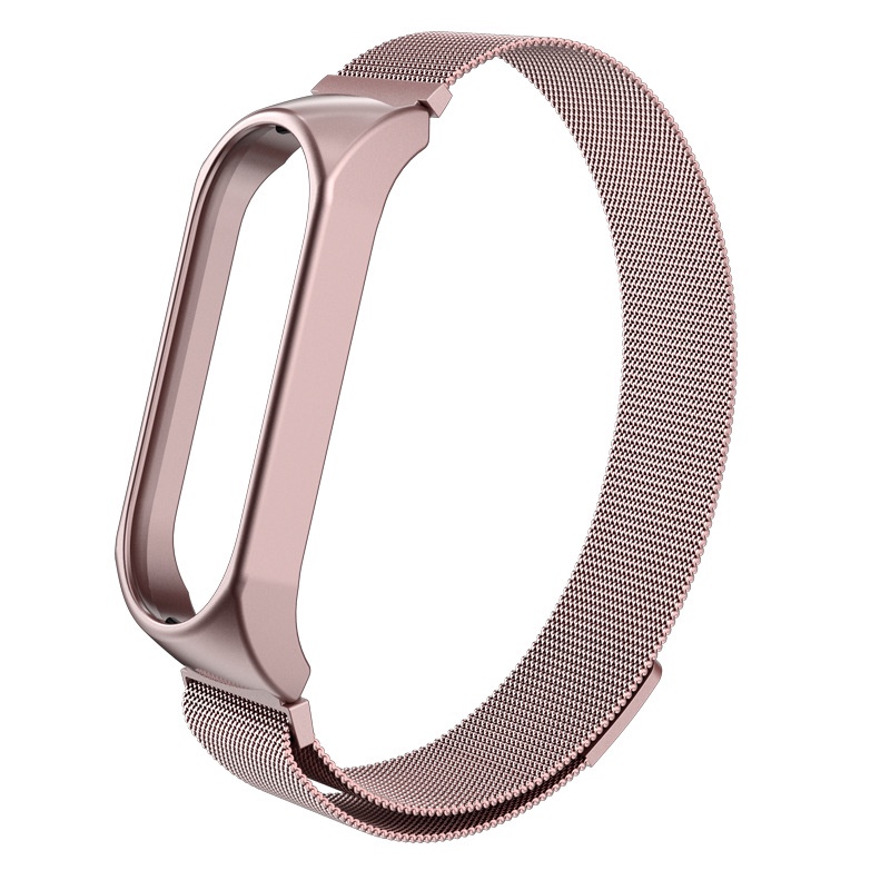 Milanese Dây Đeo Inox Cho Đồng Hồ Thông Minh xiaomi mi band 7 6 5 miband 4 3