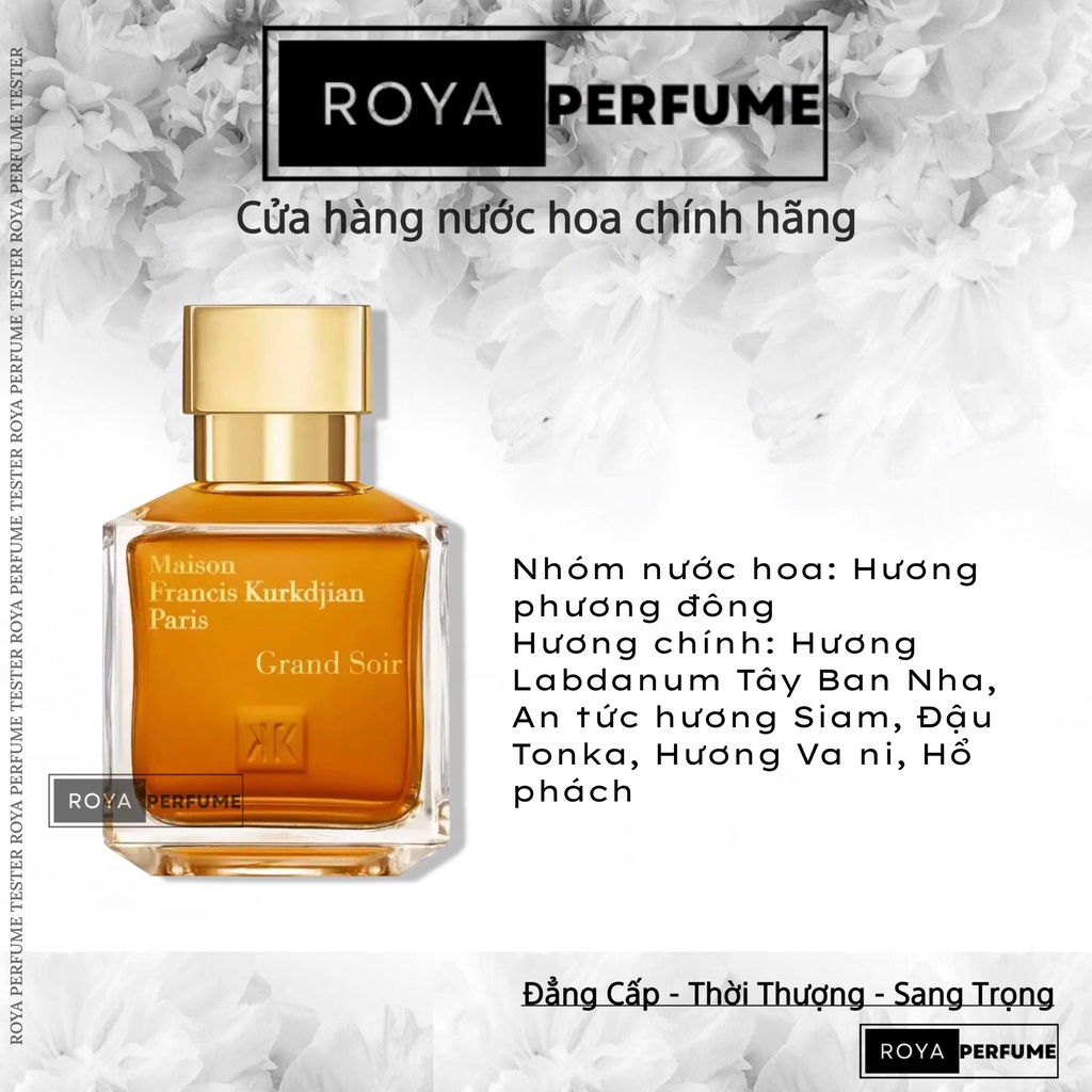 -𝑹𝑶𝑱𝑨- Nước Hoa Maison Francis Kurkdjian Grand Soir -𝑹𝑶𝑱𝑨-