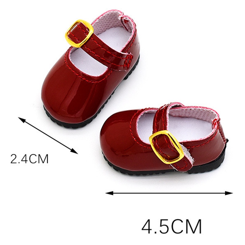 Mới Đôi Giày Da pu 28cm Đáng Yêu Cho Búp Bê Tỉ Lệ 1 / 6