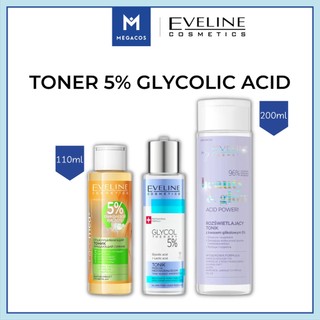 Nước hoa hồng toner EVELINE 5% Glycolic acid 100ml