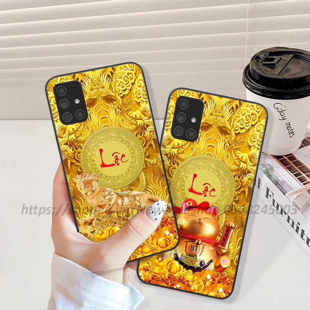 Ốp Samsung A21s / A31 / A51 / A71 in hình 12 Con Giáp Tài Lộc 3D