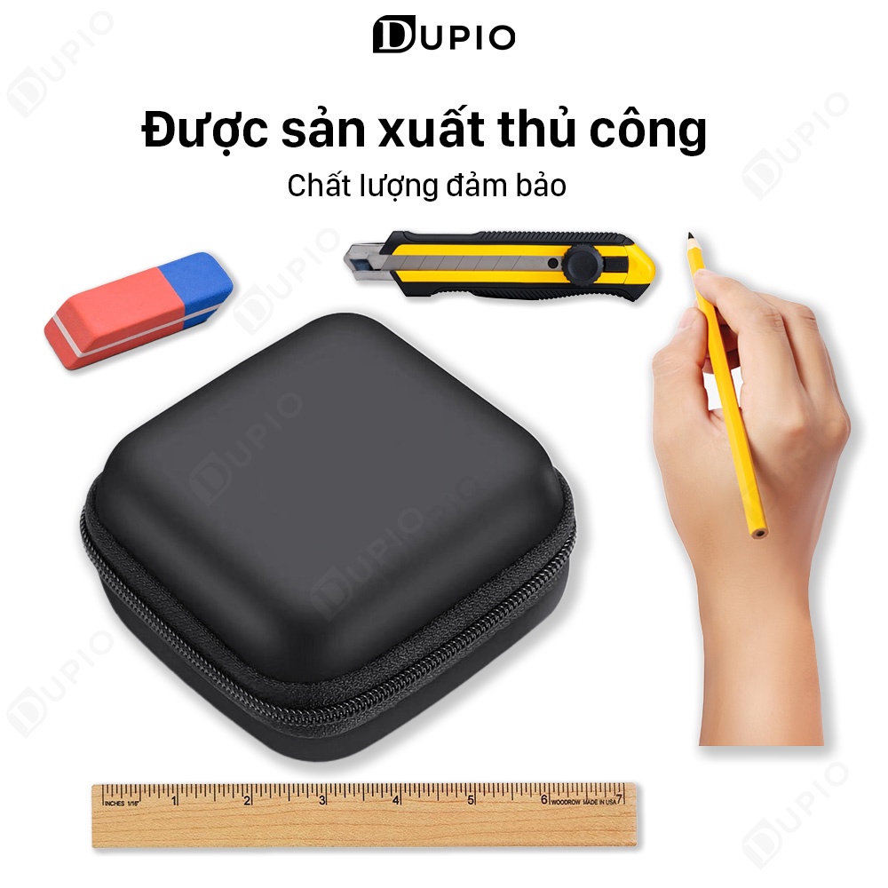 Hộp đựng cáp sạc tai nghe DUPIO HD01 chứa được usb chìa khóa đa năng tiện dụng