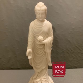Tượng Phật A Di Đà bột đá đứng cao 24cm