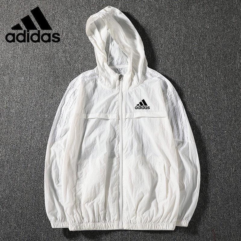 Áo Khoác Thể Thao Adidas Vải Mỏng Thiết Kế Giản Dị