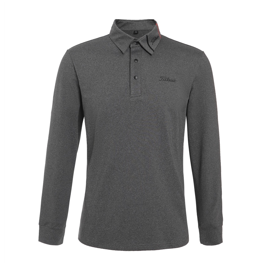 Áo Thun Đánh Golf Tay Dài Thoáng Khí Phong Cách Hàn Quốc Thời Trang Thu Đông Mới Cho Nam 2258