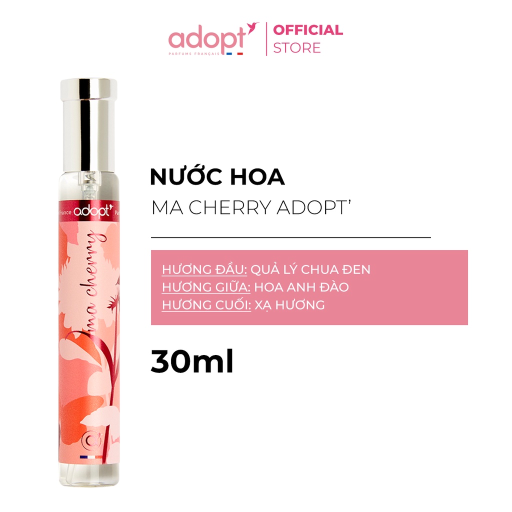 Nước Hoa Nữ 30ml ADOPT' MA CHERRY Ngọt Ngào, Tinh Tế, Quyến Rũ