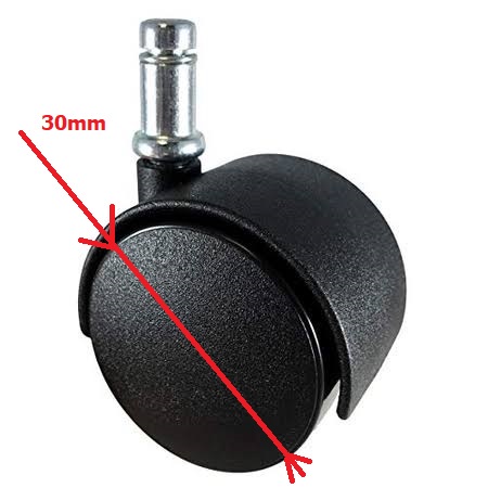 Bánh Xe Lăn Chốt Tròn - chế tạo xe đẩy hàng, giá đỡ.