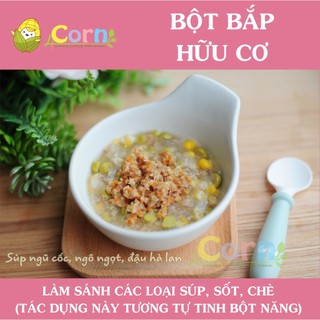 Bột bắp hạt mịn hữu cơ (bột ngô) Probios - Cho bé 6m+