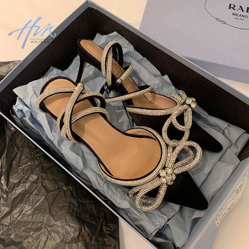 Sandal Cao Gót Mũi Nhọn Thiết Kế Mới Thời Trang 2022 Dành Cho Nữ