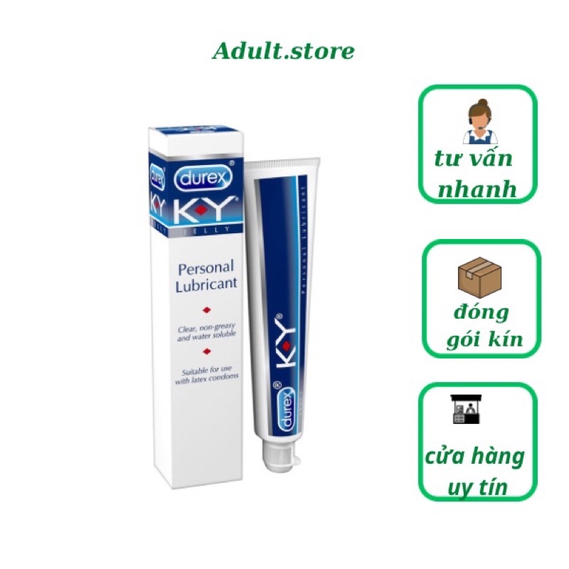 Gel bôi trơn durex ky gốc nước, gel bôi trơn ky Thái Lan hàng chính hãng lọ 50ml