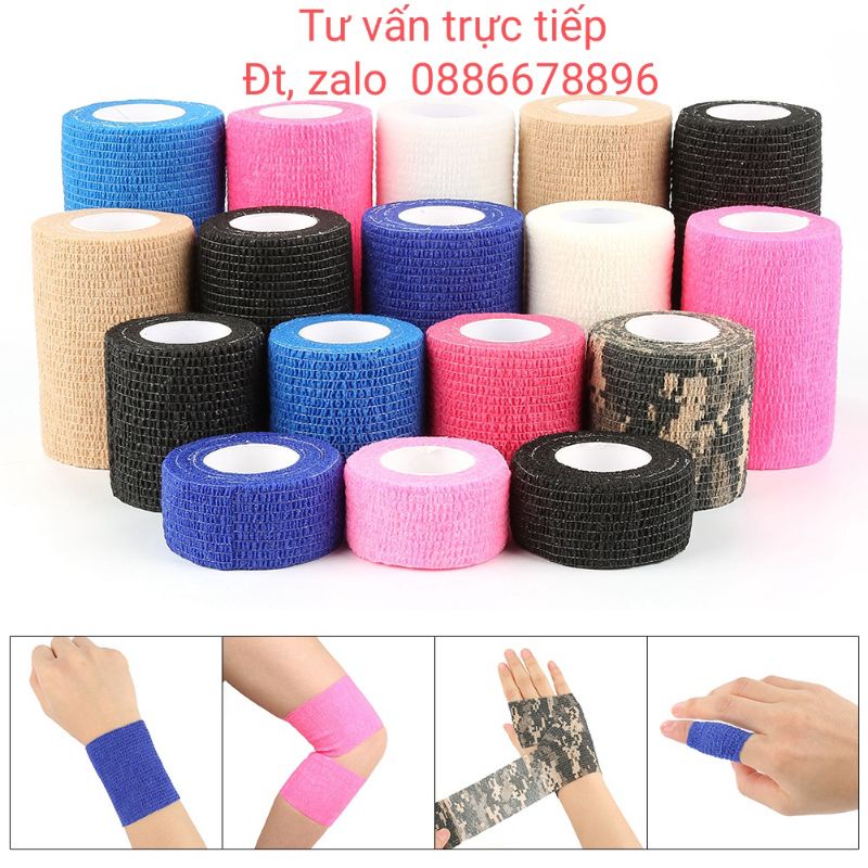 Băng keo thể thao 5cm da nhạt giúp cố định bảo vệ các khớp cơ vận động giảm trấn thương trong tập thể dục thể thao