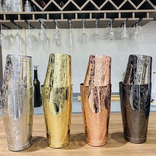 Boston Shaker Khắc 2 Đáy - Dụng Cụ Bartender