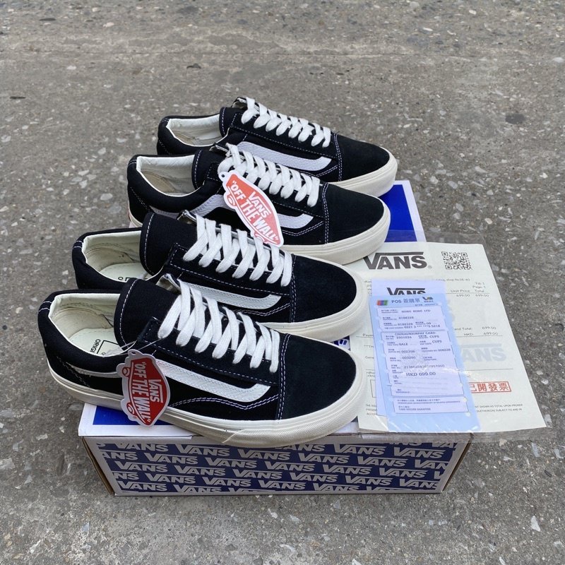 Giày Thể Thao Vans đen trắng nam nữ cao cấp S2403 SHEN SNEAKER