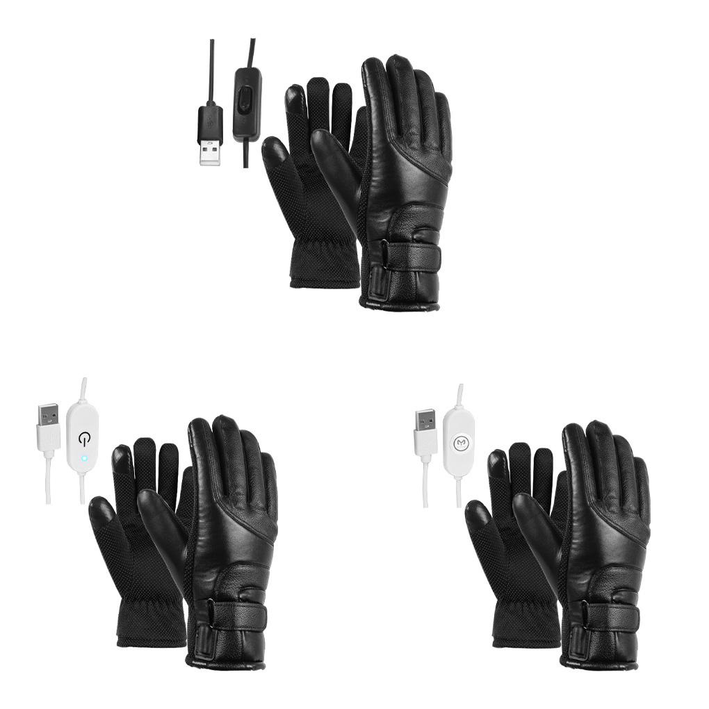 1 Đôi Găng Tay Sưởi Ấm Chống Thấm Nước Có Thể Điều Chỉnh Dùng Khi Cắm Trại