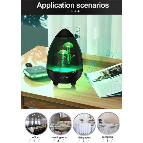 Đèn Ngủ Co Sứa Hiệu Ứng Led RGB 3D | BigBuy360 - bigbuy360.vn