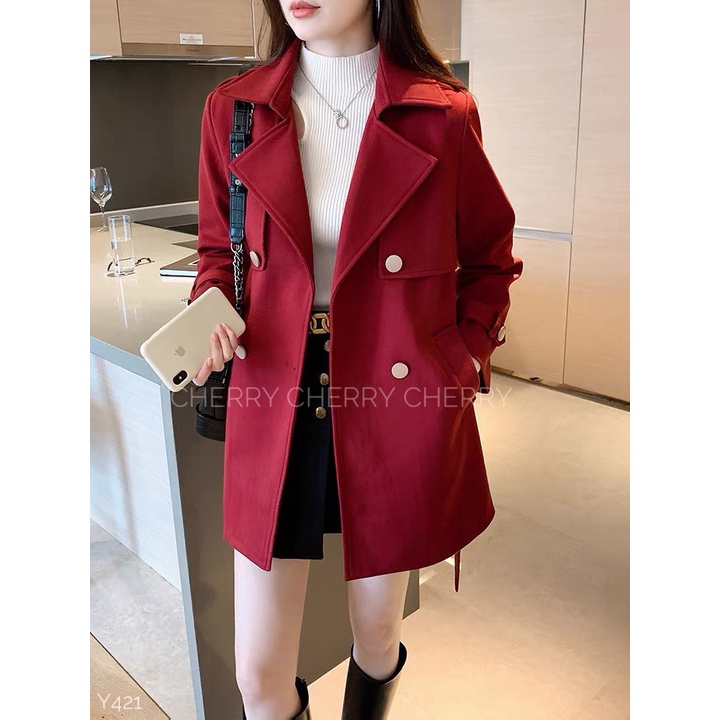 Áo dạ đáng dài Y41