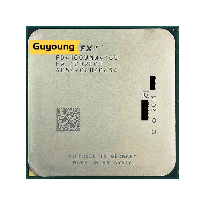 FX-Series FX4100 FX-4100 FX 4100 Bộ xử lý CPU tứ lõi 3,6 GHz FD4100WMW4KGU Ổ cắm AM3 +